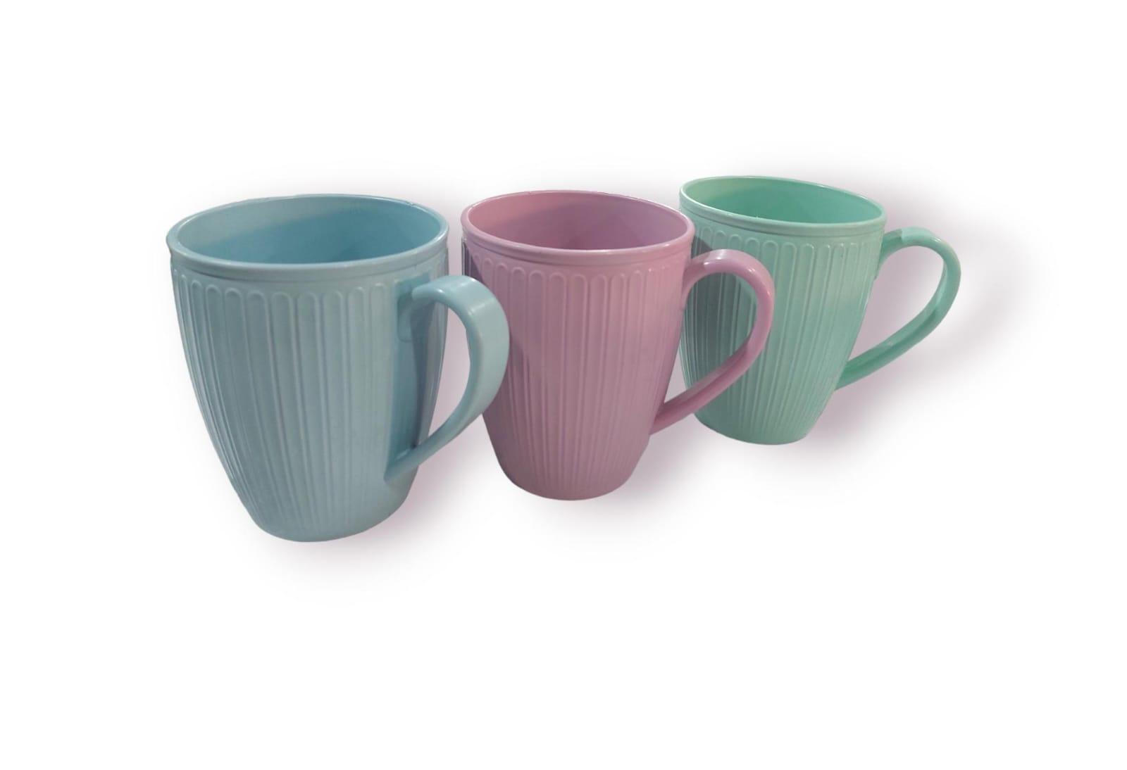 TAZA PLASTICA VINTAGE - VARIOS MODELOS - 11CM