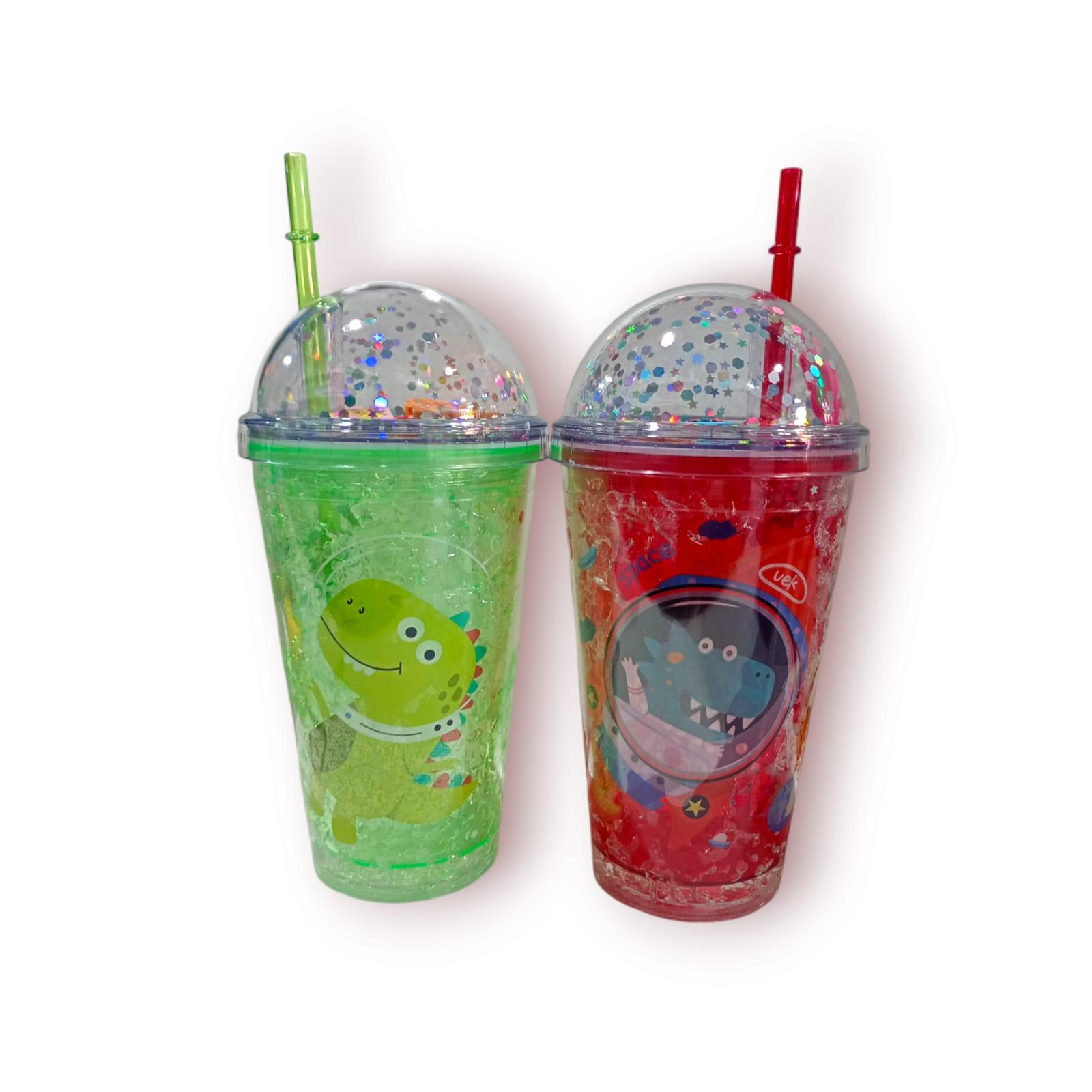 VASO DINO REFRIGERANTE- VARIOS COLORES- 450CC- 10X20CM