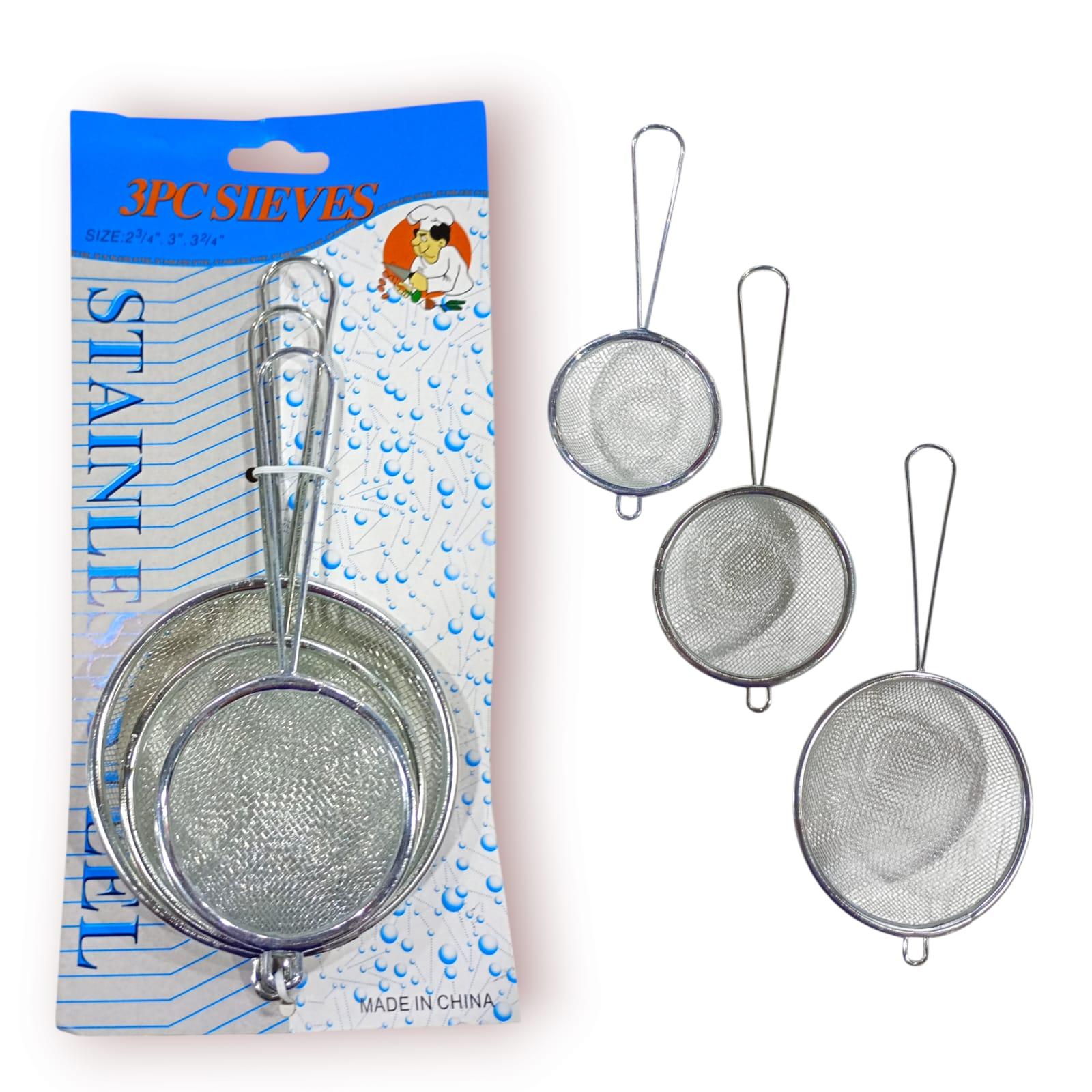 COLADOR METALICO SET X 3 UNIDADES