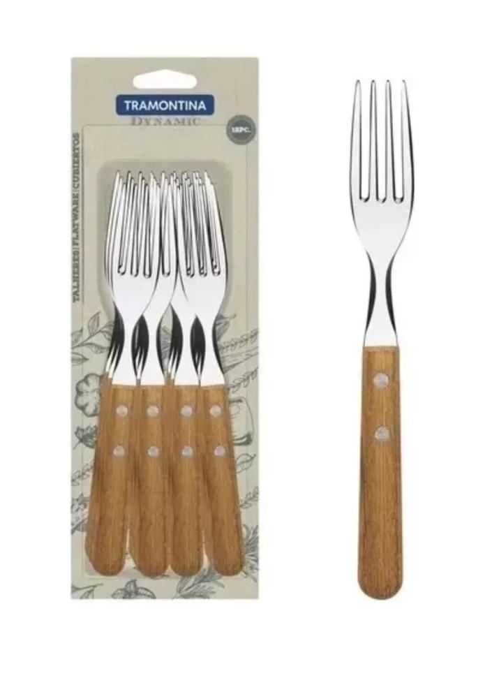 TENEDOR X 12 UNIDADES MADERA TRAMONTINA DYNAMIC