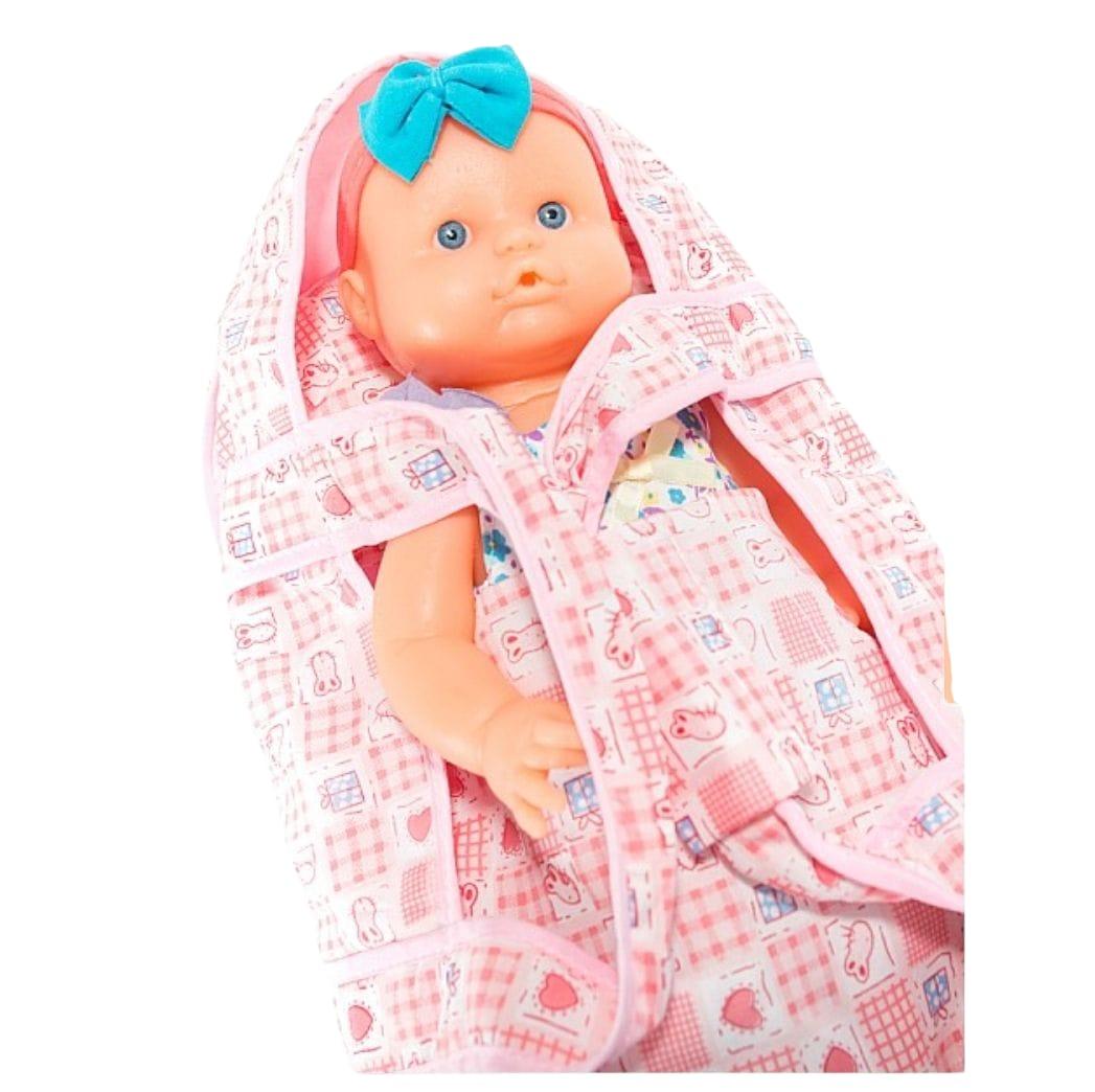 BEBE PLASTICO CON MOISES