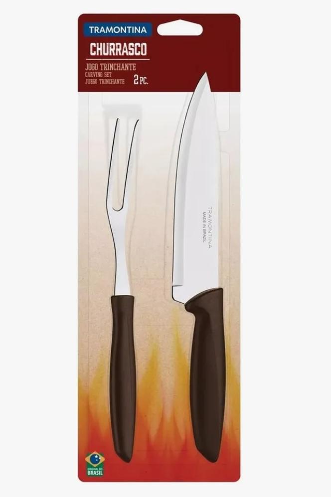 JUEGO TRINCHANTE 2PCS CHURRASCO TRAMONTINA