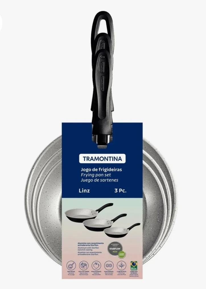 SARTEN X 3PCS TRAMONTINA LINZ