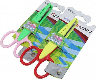 TIJERA DE CORTE ZIG ZAG EN BLISTER