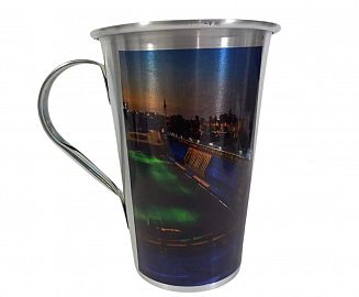 VASO ALUMINIO GRANDE CON ASA ESTAMPADO 2LTS