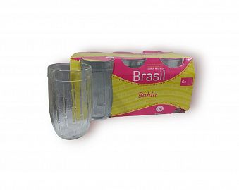 VASOS BRASIL - BAHIA - PACK X6 UNIDADES