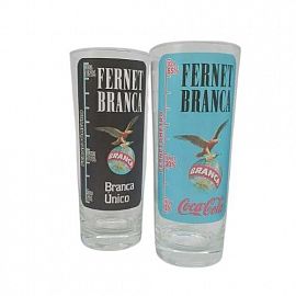 VASO FERNETERO DE VIDRIO ESTAMPADO