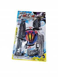 SET DE POLICIA CON ACCESORIOS EN BLISTER