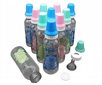 MAMADERA VIDRIO ESTAMPADA 250ML