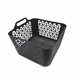 CANASTO MULTIUSO C/ASAS 30LTS NEGRO