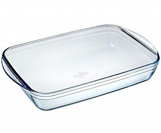 BANDEJA/FUENTE VIDRIO RECTANGULAR 4.5LTS 