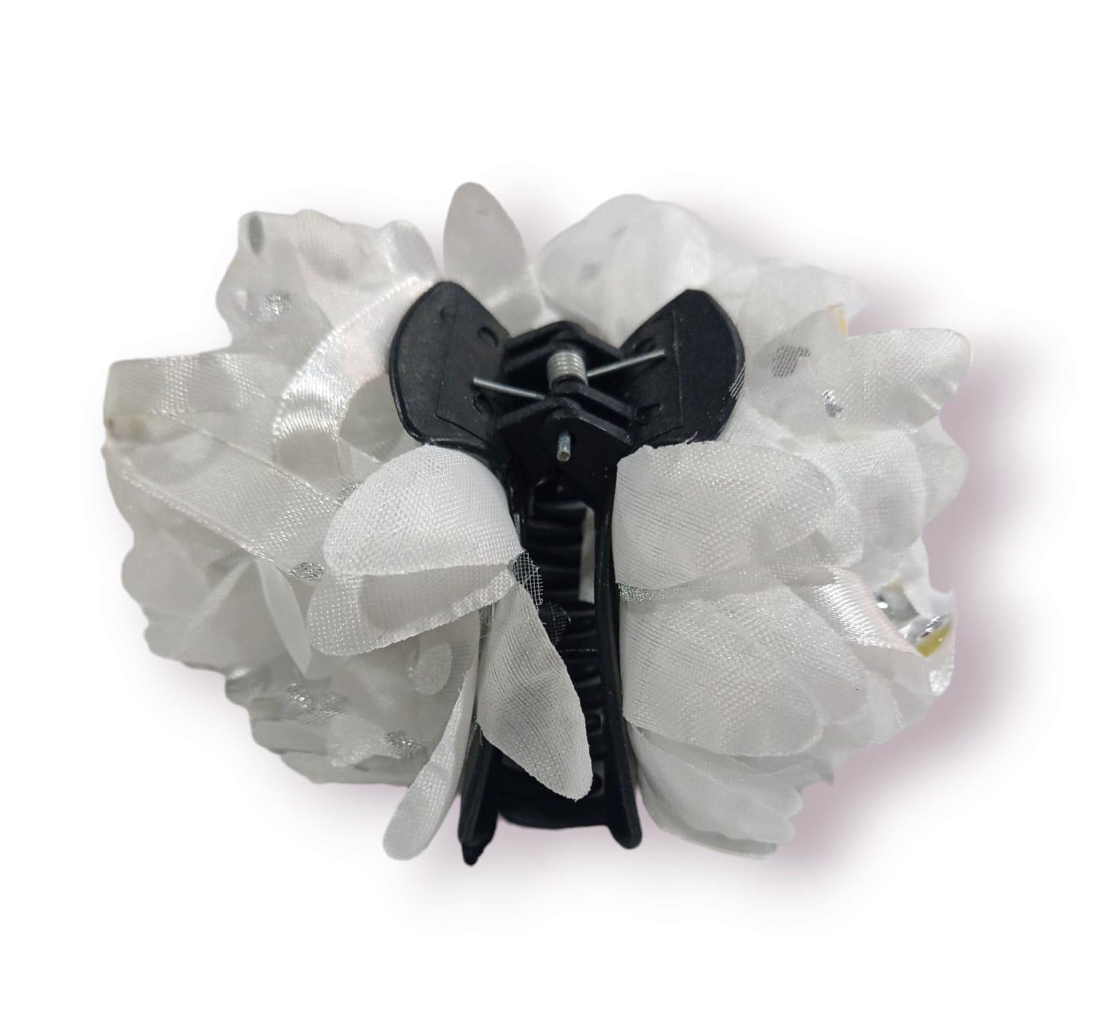 BROCHE PARA EL PELO CON FLOR - 9CM