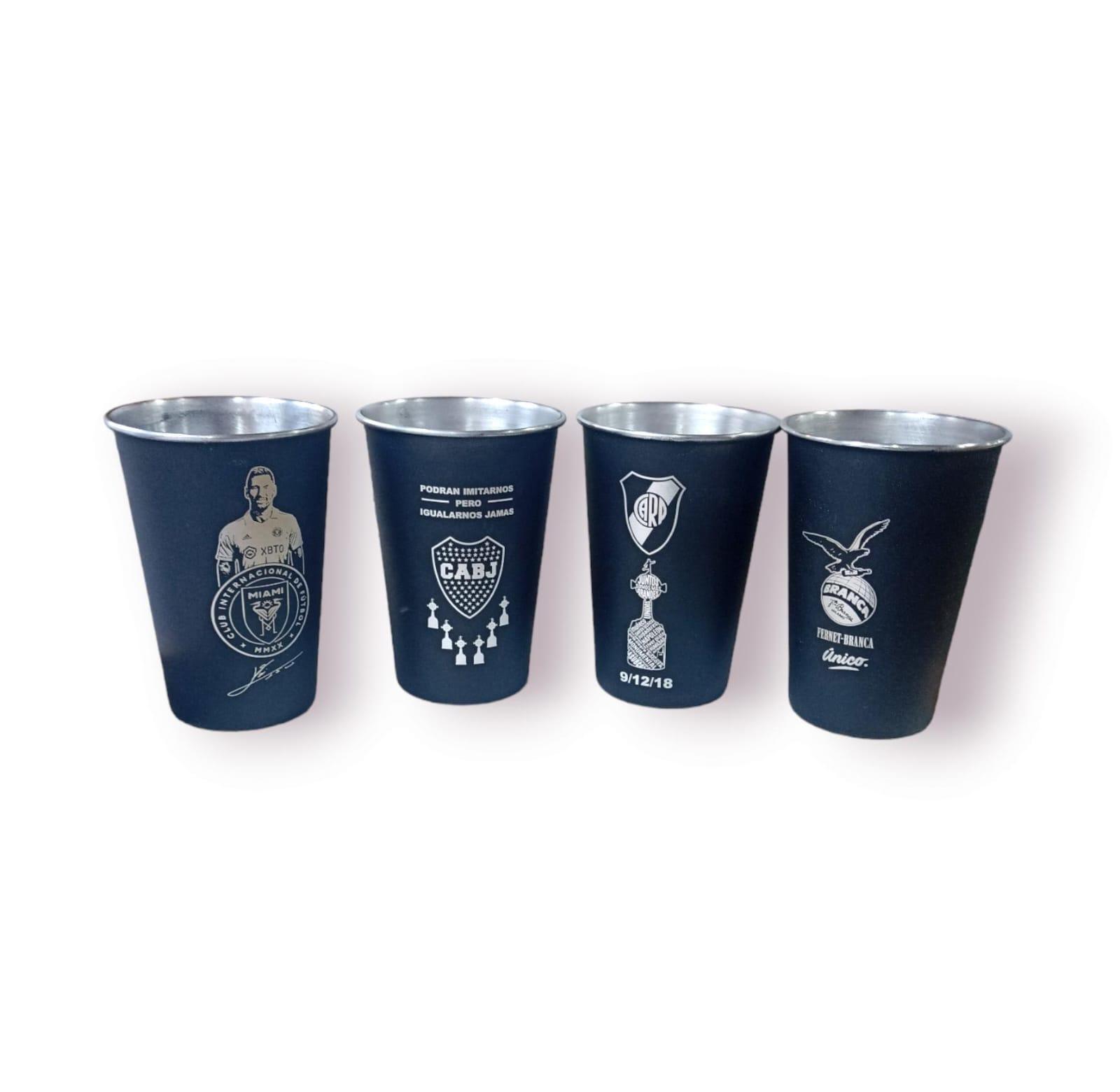 VASO DE ALUMINIO PINTADO Y GRABADO 1LTS