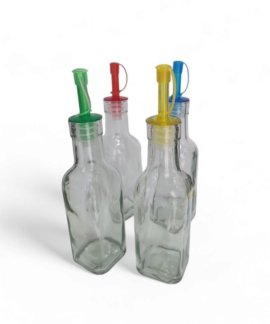 ACEITERO/VINAGRERO VIDRIO CON PICO DOSIFICADOR 20CM