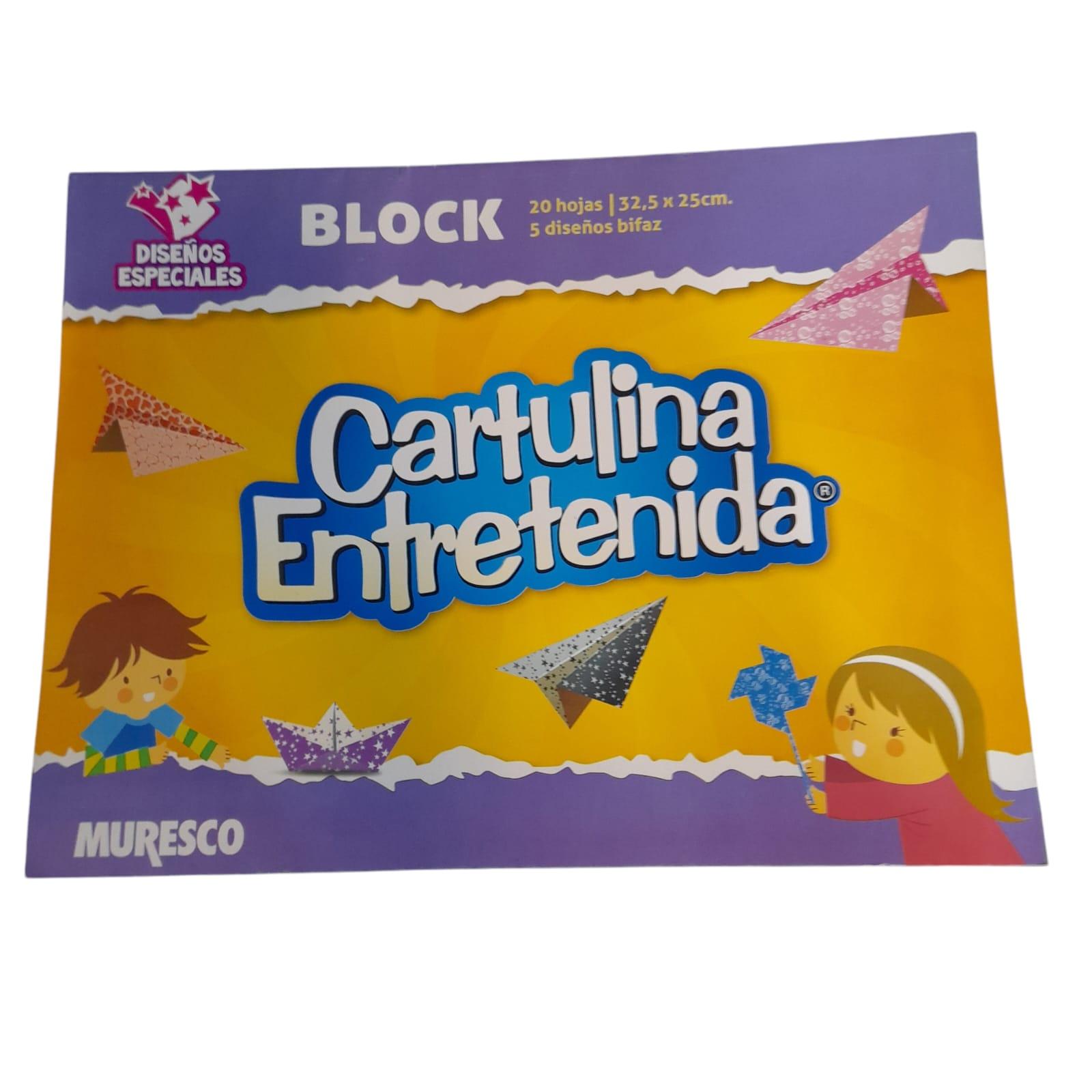 BLOCK N5 CARTULINA FANTASIA 20 HOJAS MURESCO