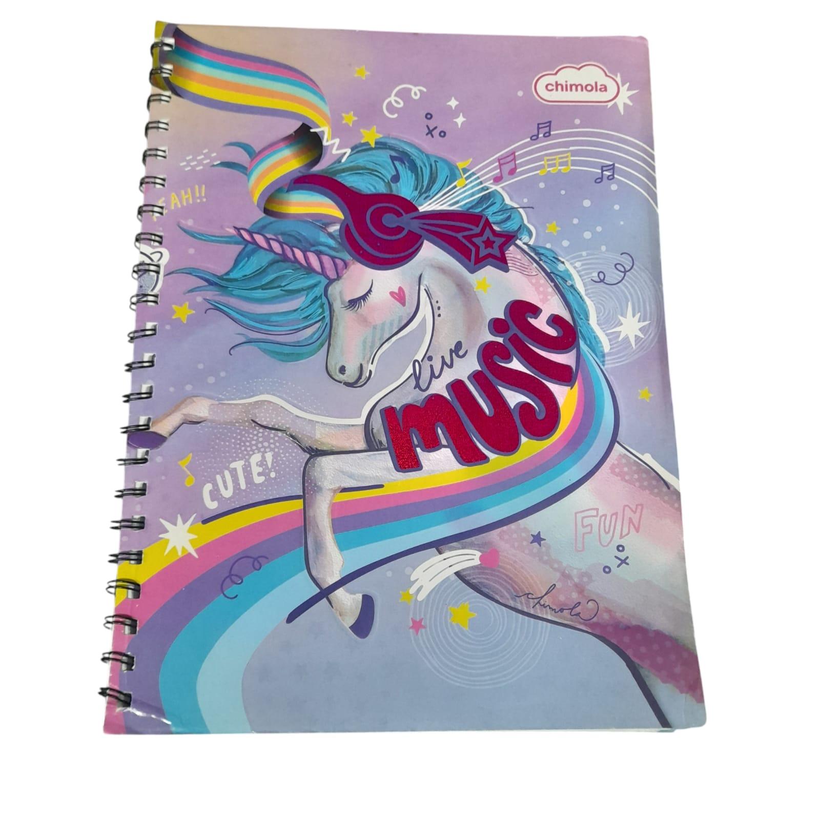 CUADERNO A4 80 HOJAS CON ESPIRAL VARIOS MODELOS