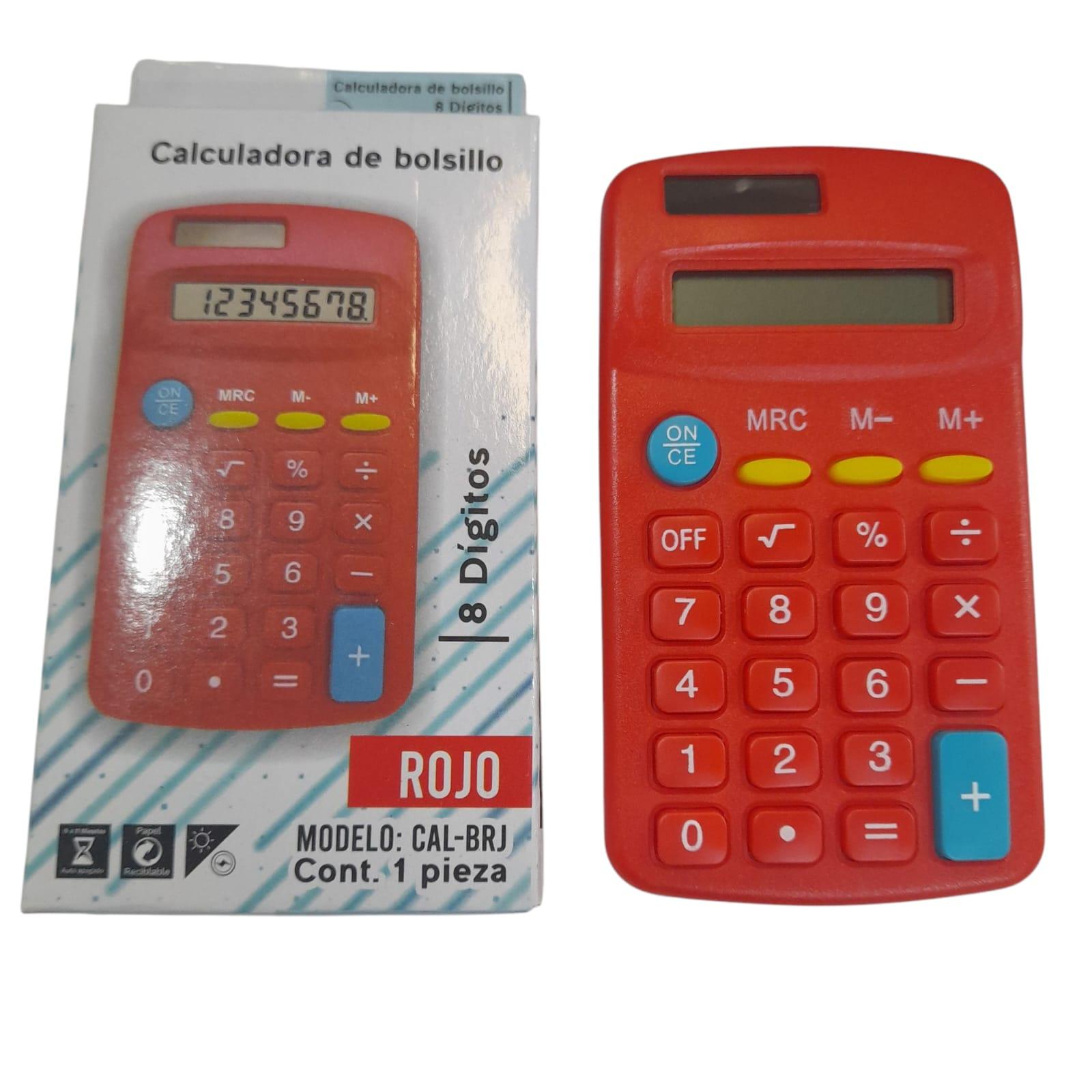 CALCULADORA BOLSILLO 8 DIGITOS