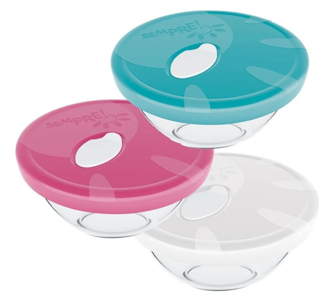 ENSALADERA/BOWL CON TAPA VIDRIO 1LTS