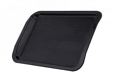 BANDEJA PLASTICA ESTILO FAST FOOD 42CM NEGRA