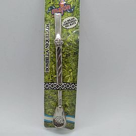 BOMBILLA ACERO INOXIDABLE NIQUELADA EN BLISTER