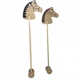 Caballo con ruedas  madera  93x25cm