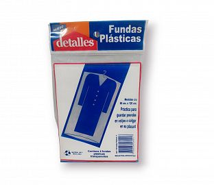 FUNDAS TRANSPARENTES PARA VESTIDO X4 UNIDADES 60X120CM
