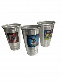 VASO DE ALUMINIO CON CALCO 350CC 
