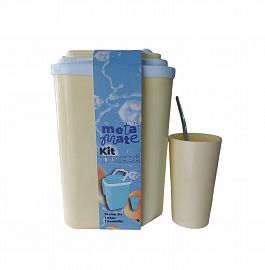 TERMOLAR/BIDON TERERE CON VASO Y BOMBILLA ALUMINIO 3LTS