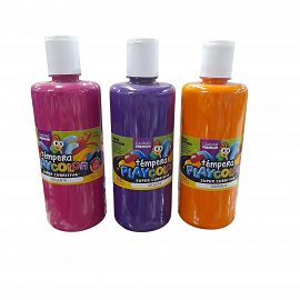 TEMPERA FRASCO 750 GR VARIOS COLORES PLAYCOLOR