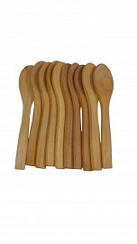  CUCHARAS X10 MADERA 13CM EN BOLSA