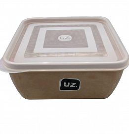 TUPPER CONTENEDOR 1.5LTS CUADRADO PLASTICO