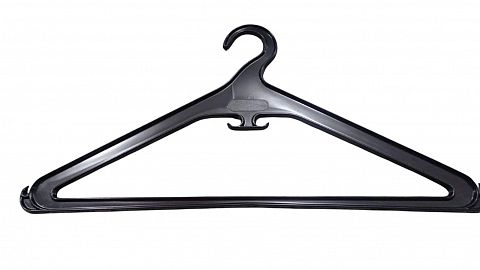 PERCHA ACRILICA NEGRA X1