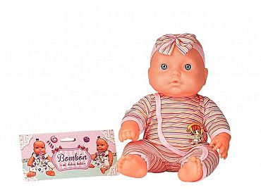 BEBE PLASTICO BOMBON CON ROPITA