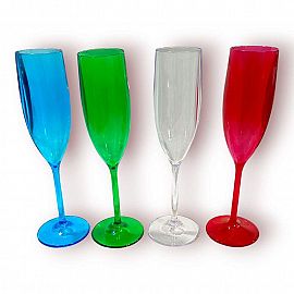 OFERTA X 12 UNIDADES COPA CHAMPAGÑE ACRILICO