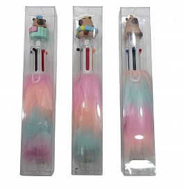 BIROME PELUCHE MULTICOLOR CAJA ACRILICA