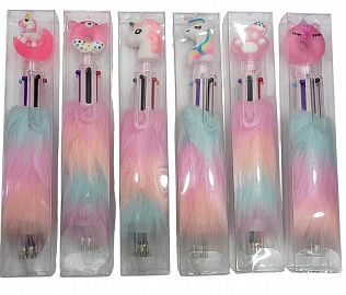 BIROME PELUCHE MULTICOLOR CAJA ACRILICA