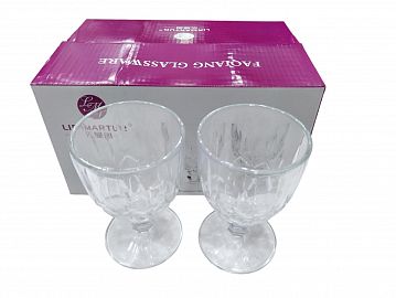 COPA VIDRIO AGUA/VINO LABRADA 200ML X UNIDAD