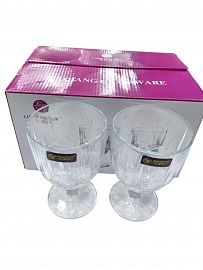 COPA VIDRIO AGUA/VINO LABRADA 300ML X UNIDAD